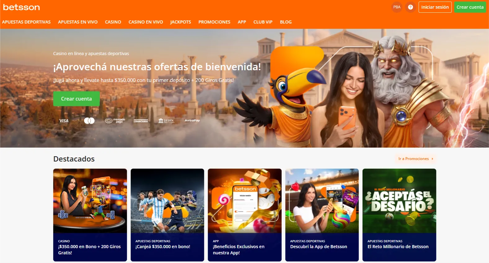 Casinos online móviles