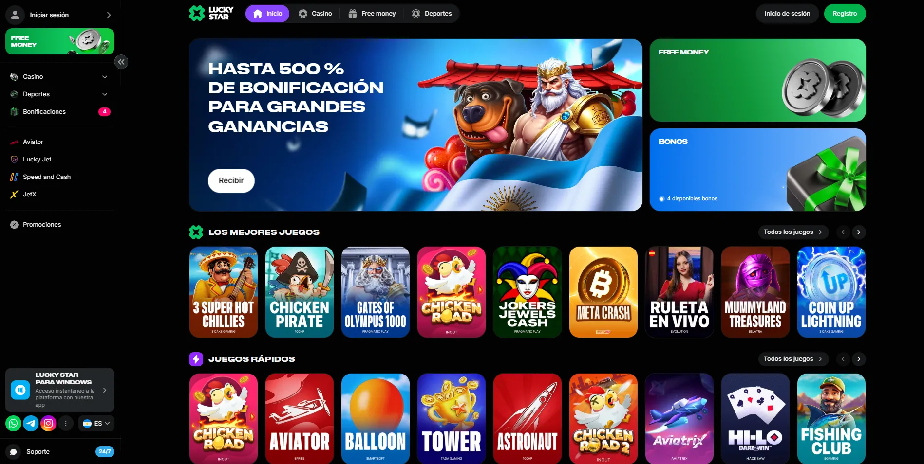 Bonos en los casinos nuevos online de Argentina